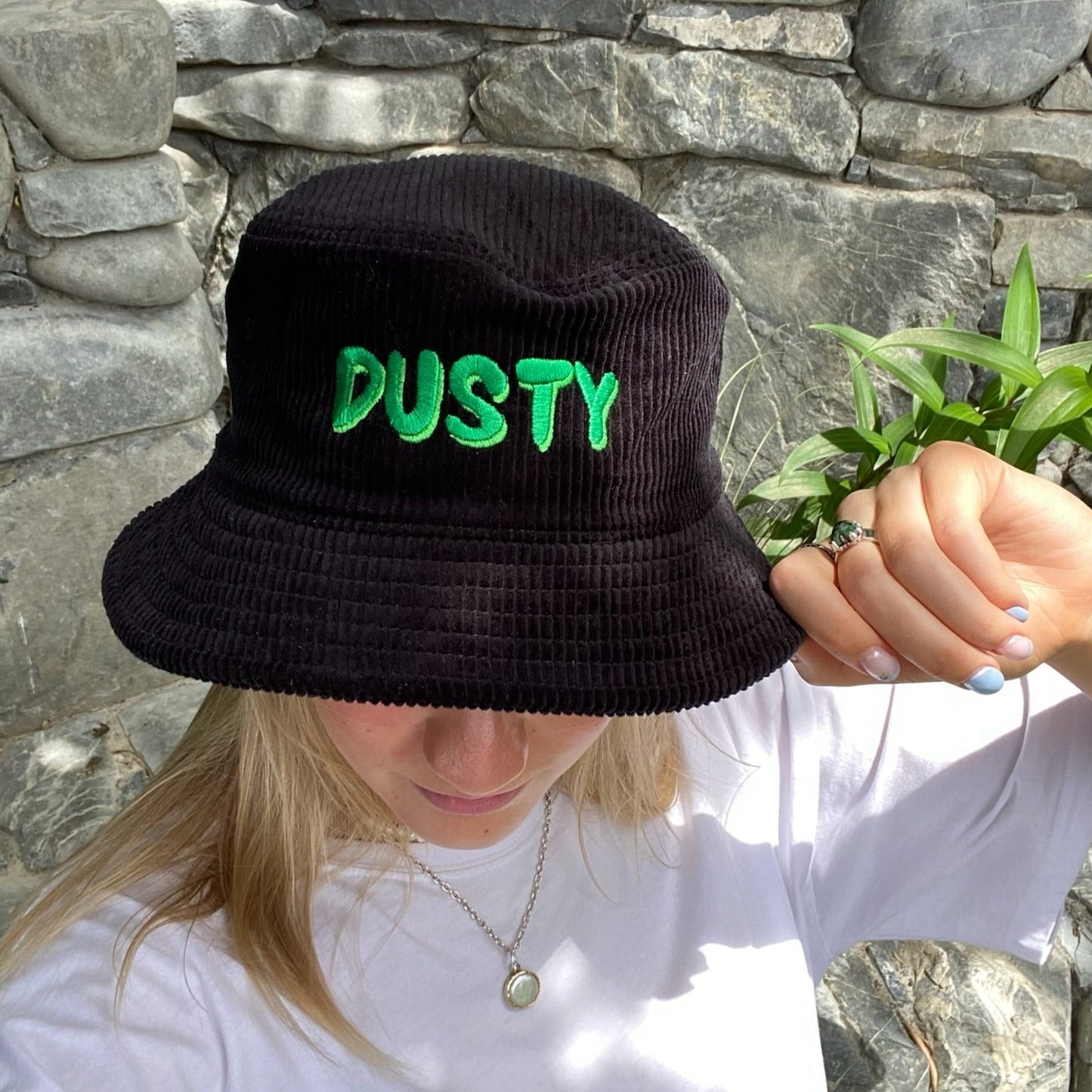 Dusty Cord Bucket Hat