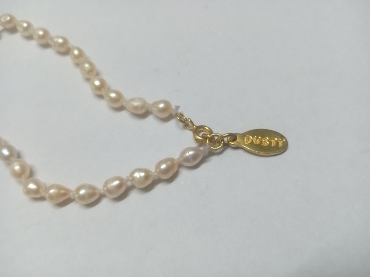 Freshwater Pearl Necklace in Gold